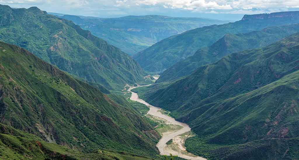 Chicamocha canyon in Bucaramanga