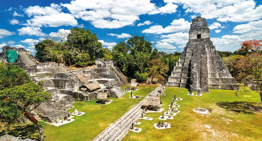Main plaza in Tikal