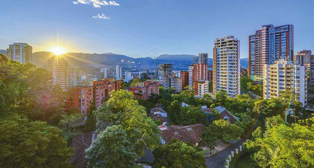 Medellin skyline