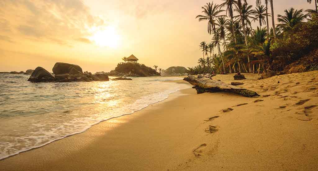 Dusk in Tayrona National Park