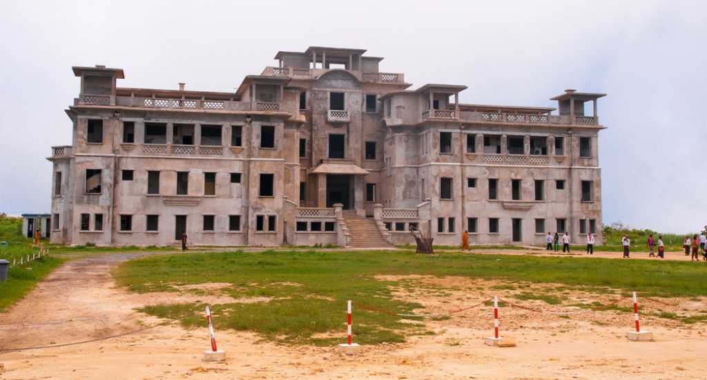 Abandoned Bokor Palace hotel near Kampot