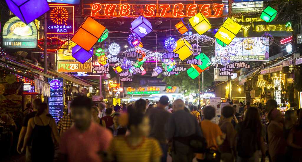 Pub street in Siem Reap