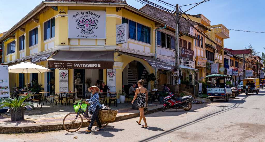 Businesses in Kampot city centre