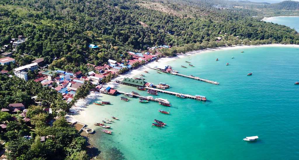 Koh Touch village in Koh Rong island