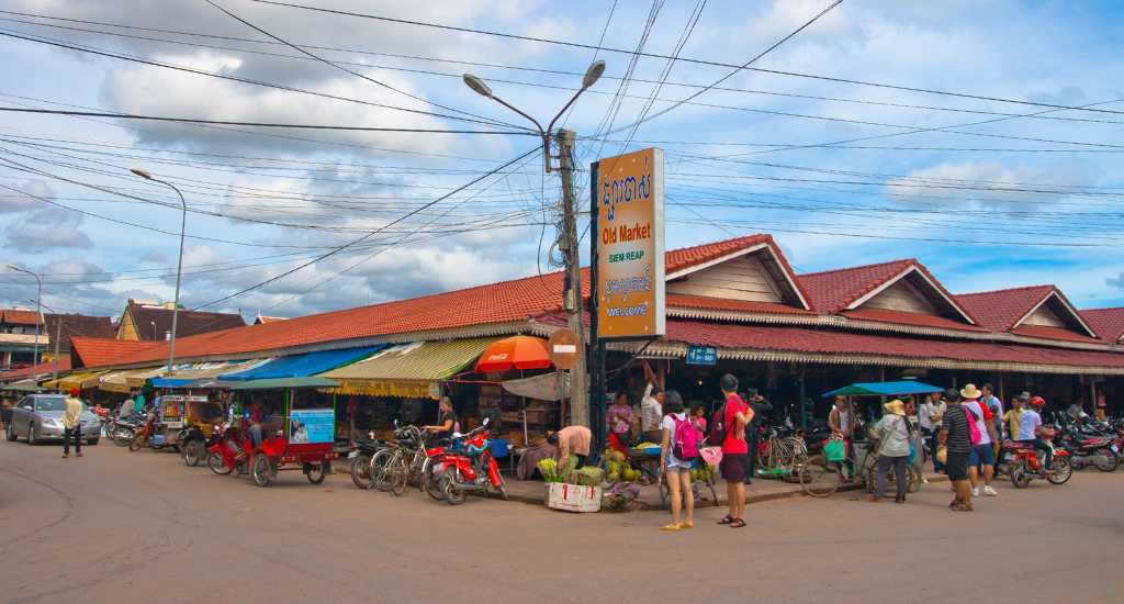 Outside of the Old market in Siem Reap