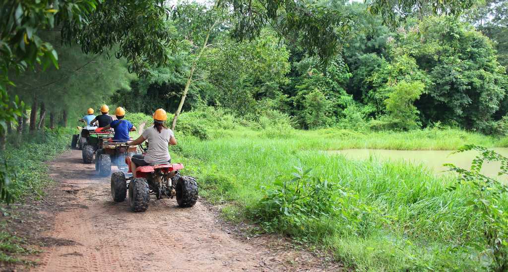 ATV trail in Bocas del Toro Panama