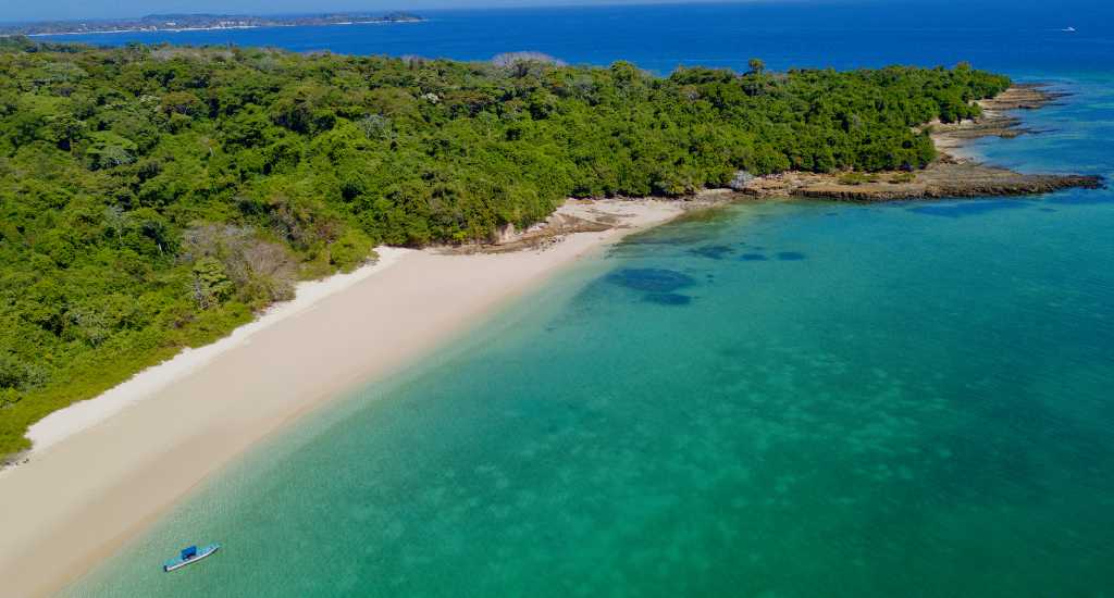 Ariel view of Pearl Islands