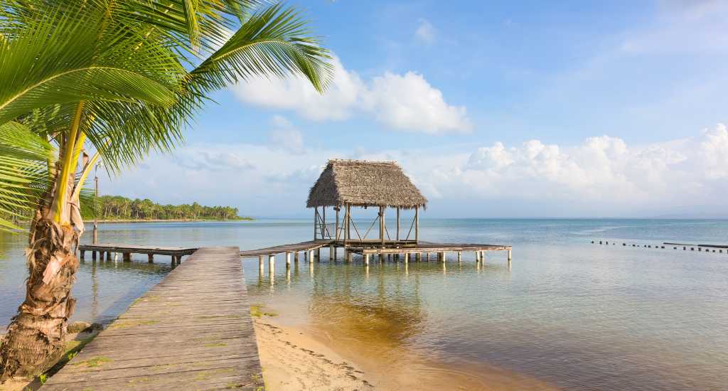 Pier in Boca del Drago beach