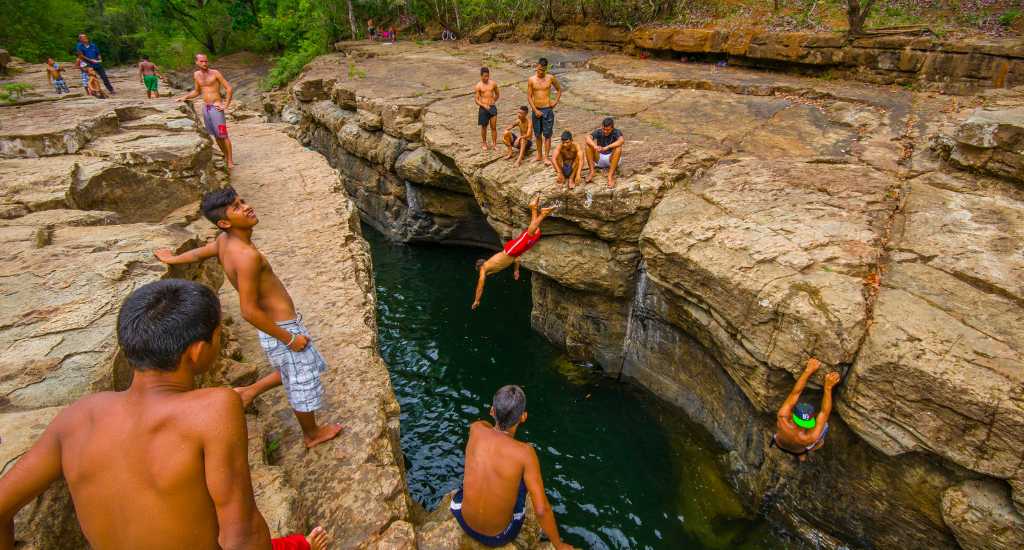 Natural pool of Los Cangilones de Gualaca