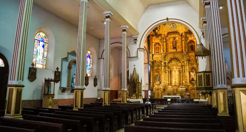 Inside Church of San Jose