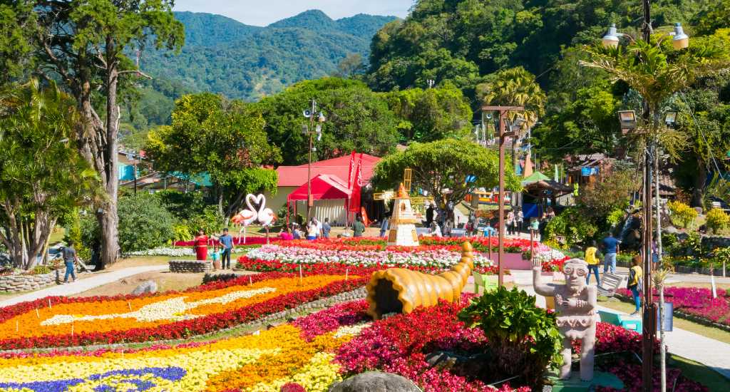 Main square in Boquete Panama