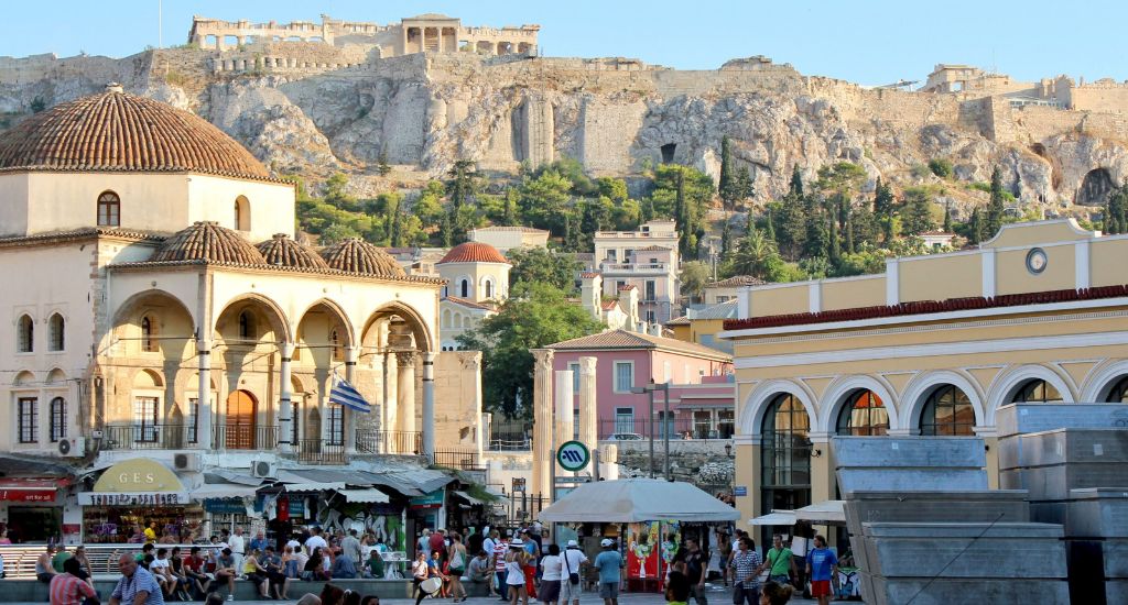 Acropolis overlooking Athens