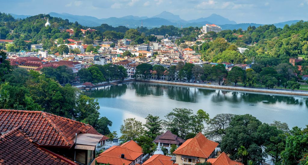 Ariel view of Kandy