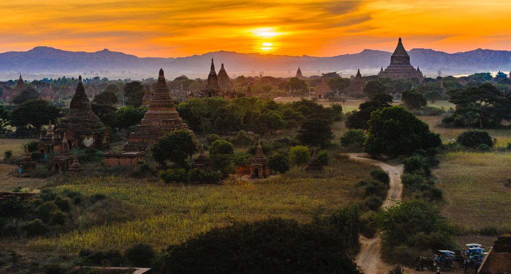Bagan at sunrise