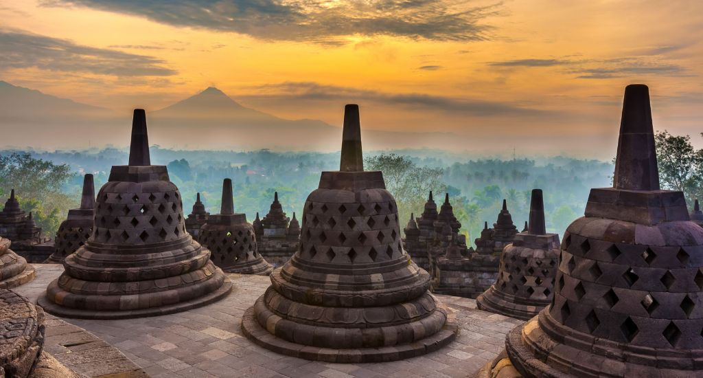Borobudur temple in Yogyakarta