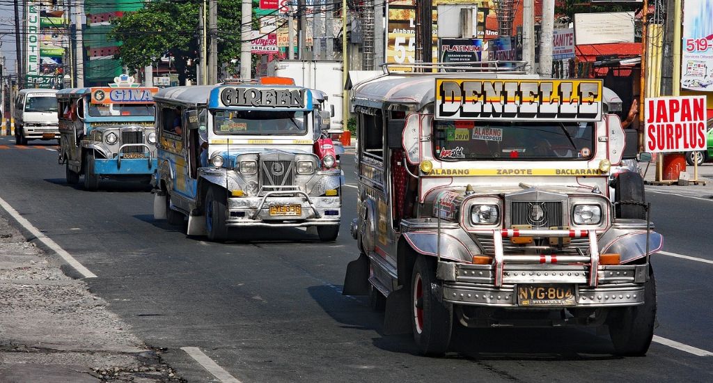 Jeepney on the street