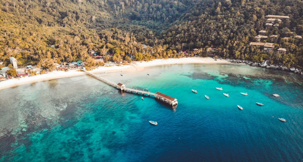 Tioman island in Malaysia