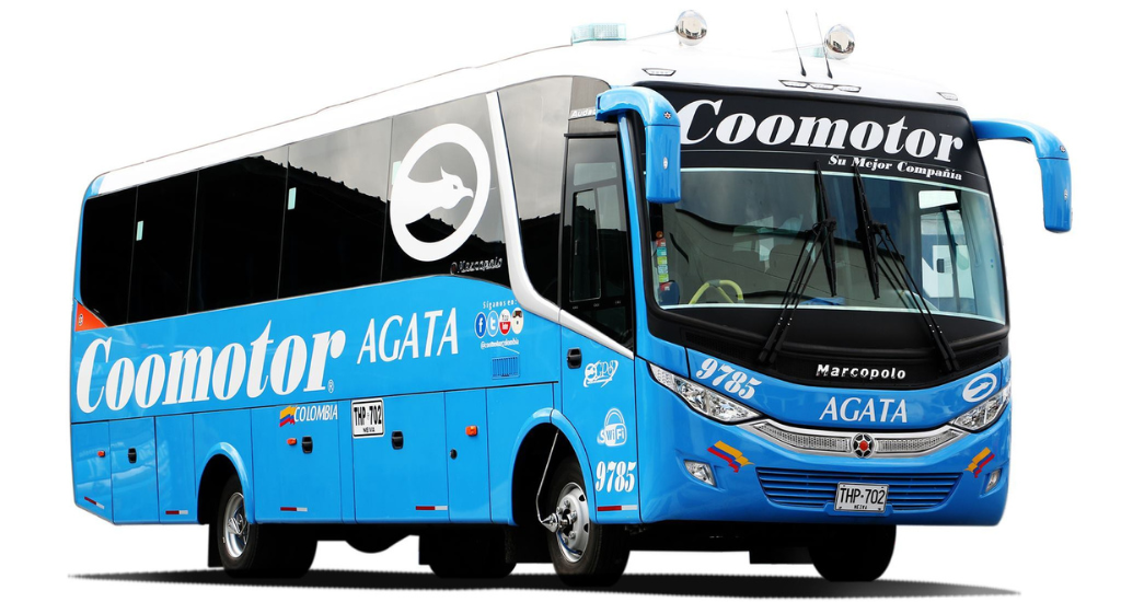Features of a Coomotor bus in Colombia