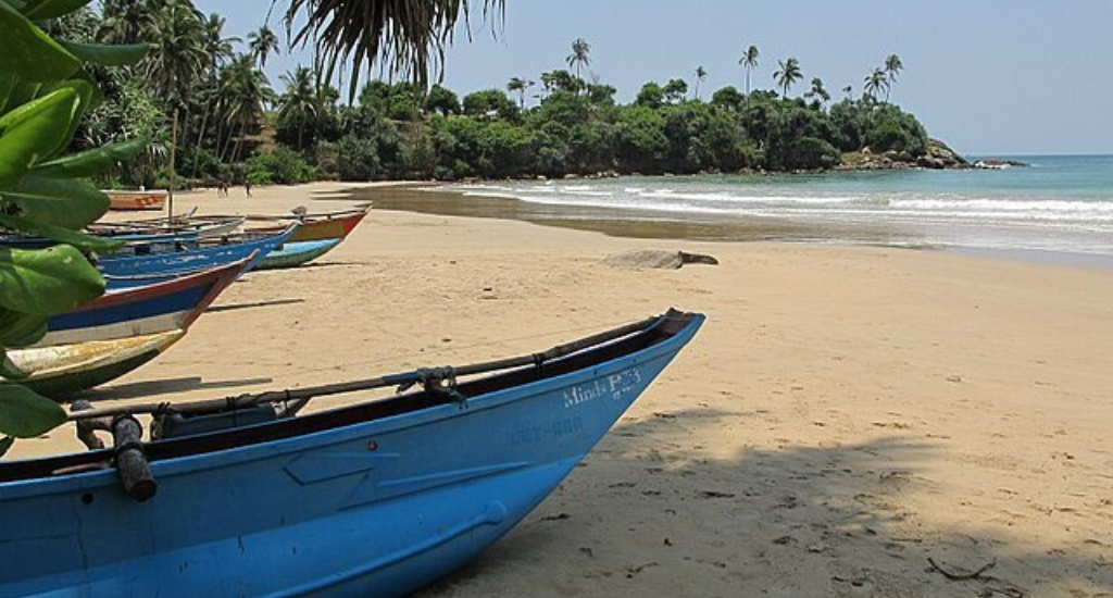 Dickwella Beach in southern Sri Lanka